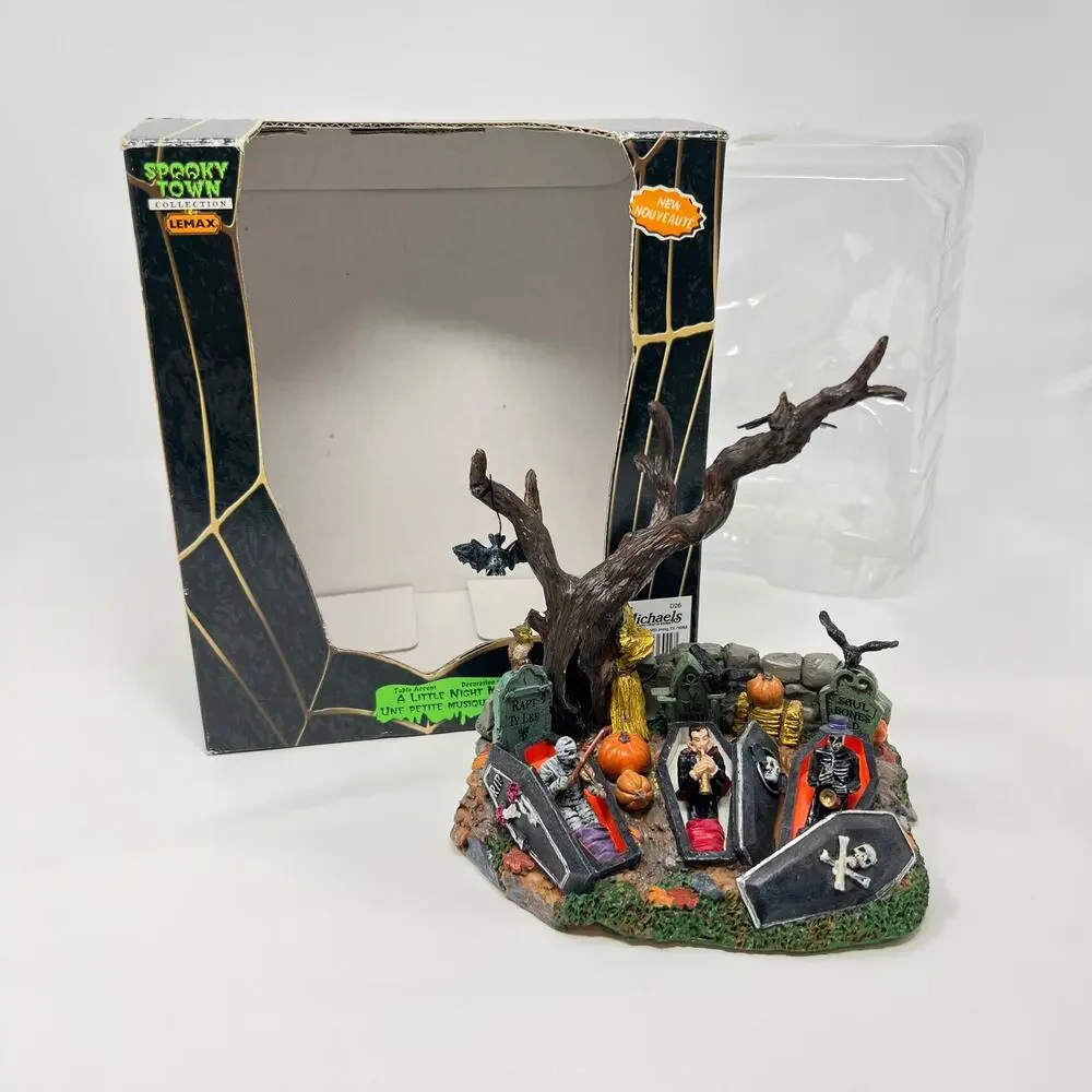 Vintage Lemax Spooky Town A Little Night Music 73601 Halloween Decor 2007 W/ Box